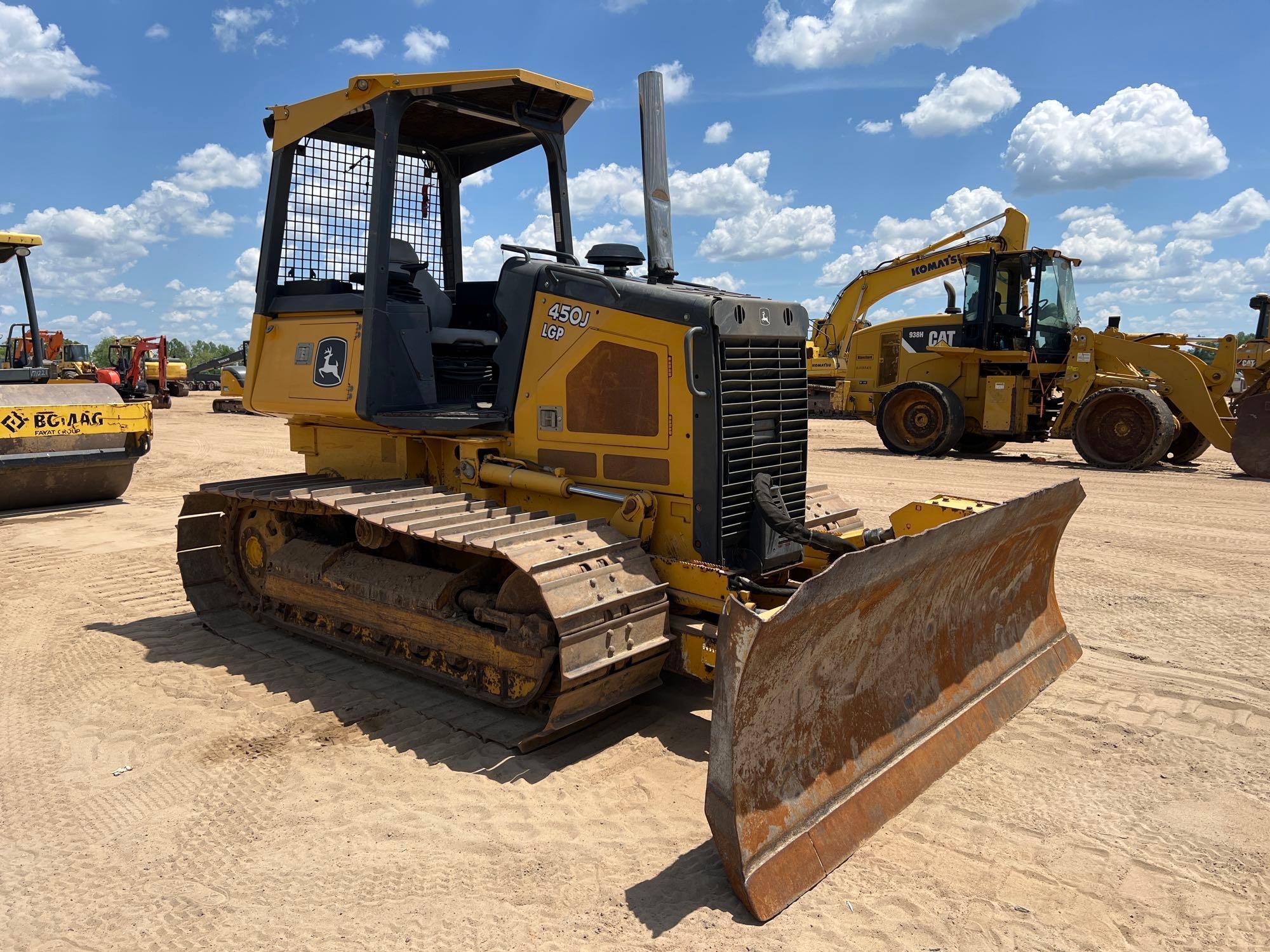 2014 JOHN DEERE 450J LGP CRAWLER DOZER