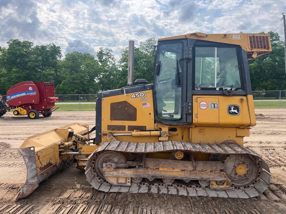 2012 JOHN DEERE 450J LGP CRAWLER DOZER