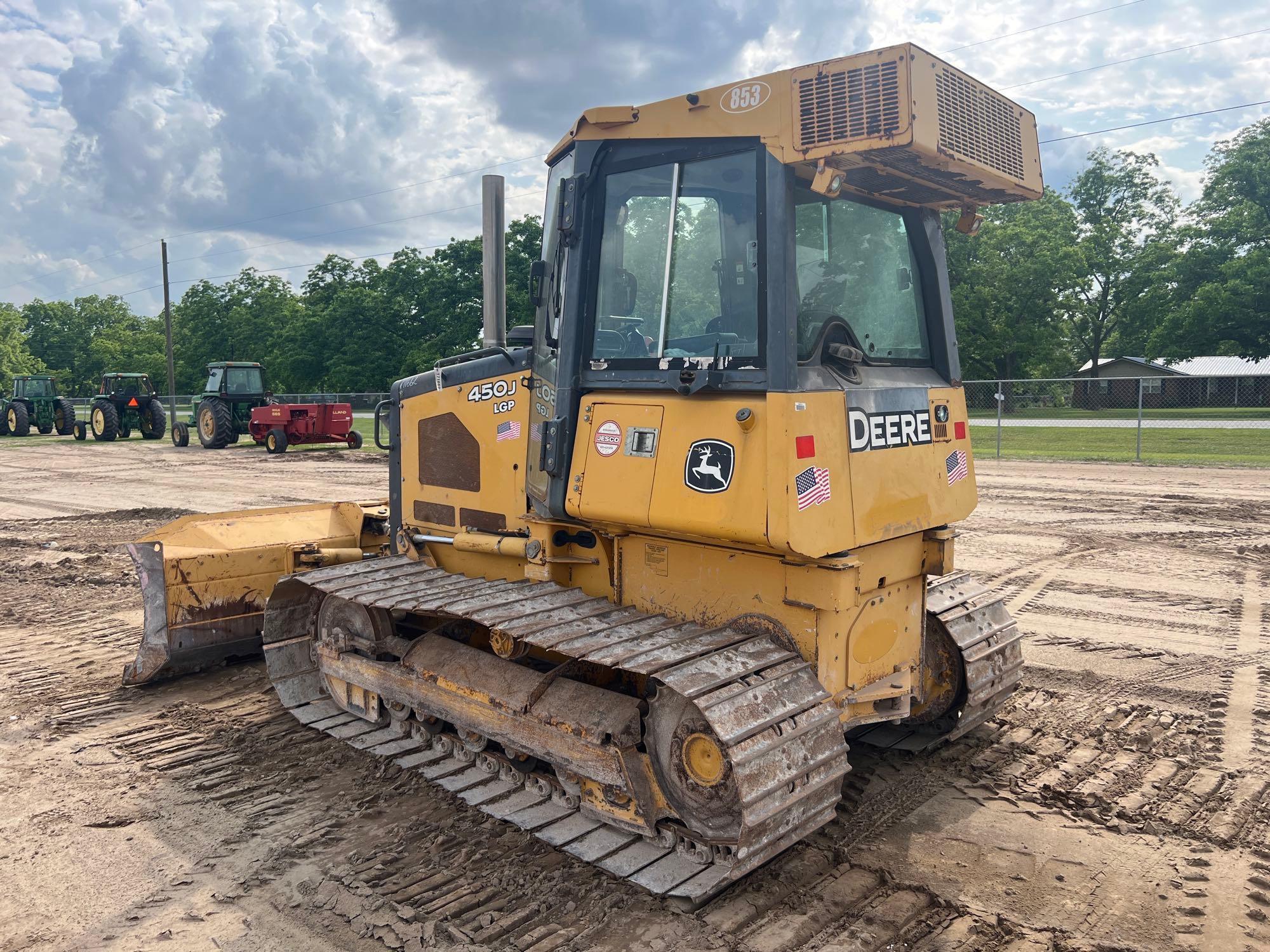 2012 JOHN DEERE 450J LGP CRAWLER DOZER