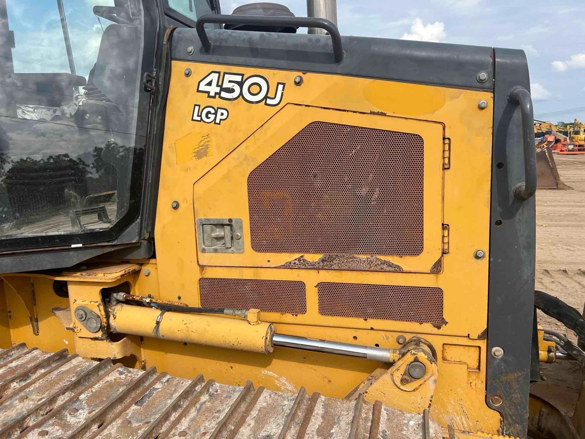 2012 JOHN DEERE 450J LGP CRAWLER DOZER