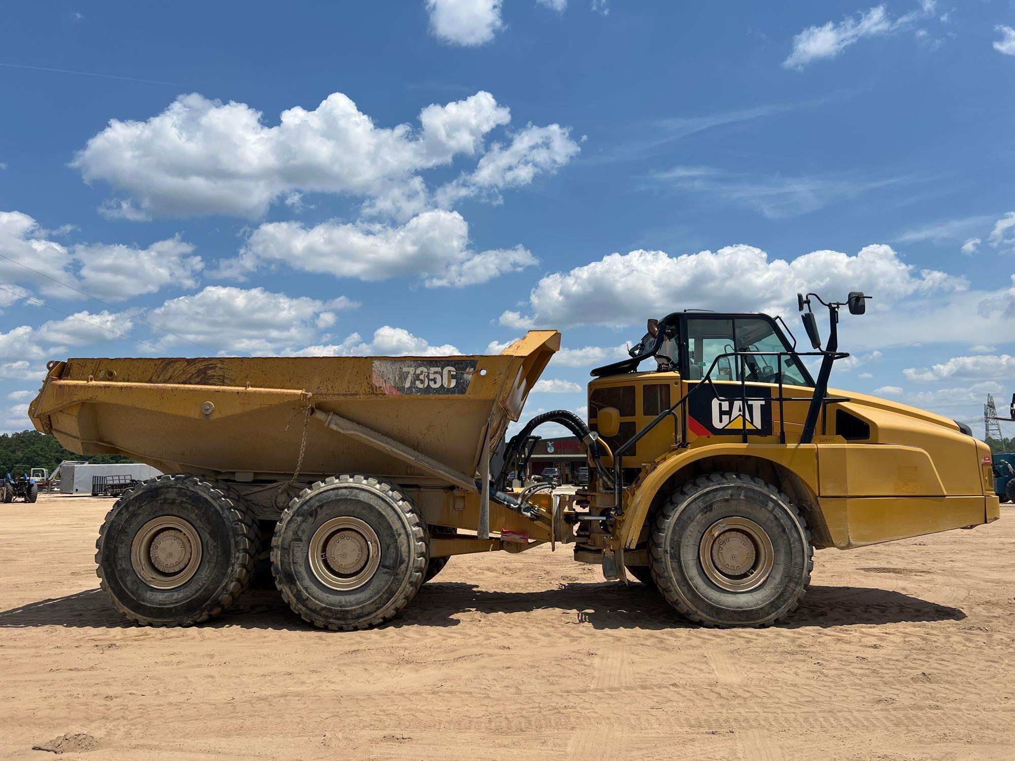 2018 CATERPILLAR 735C 6X6 OFF ROAD DUMP TRUCK