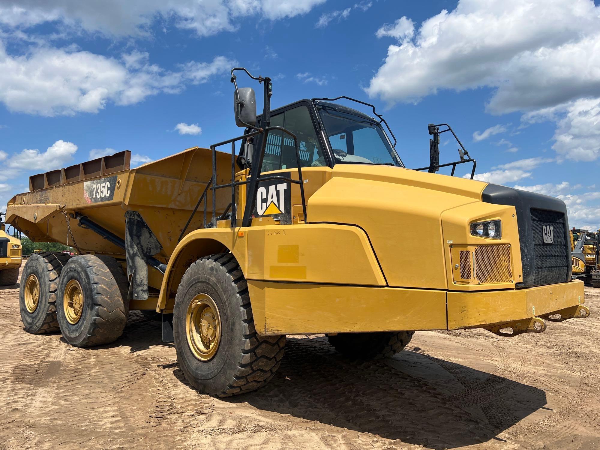 2017 CATERPILLAR 735C 6X6 OFF ROAD DUMP TRUCK