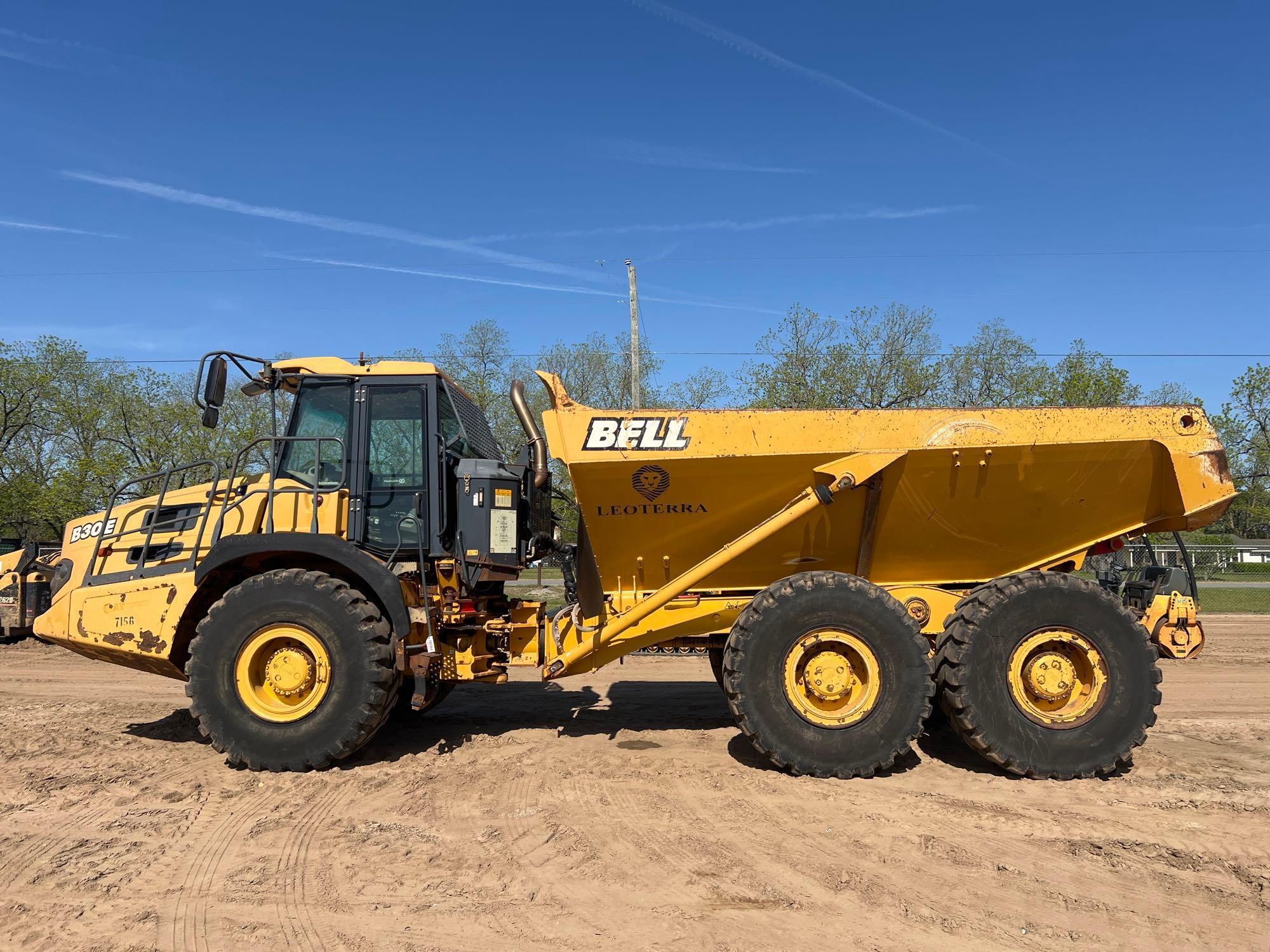 2016 BELL B30E 6X6 OFF ROAD DUMP TRUCK