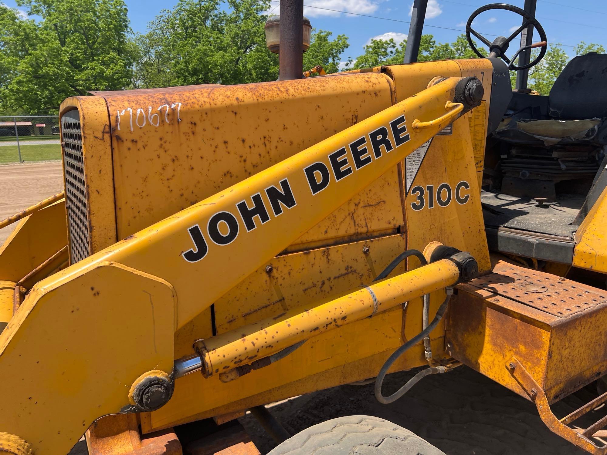 1990 JOHN DEERE 310C BACKHOE