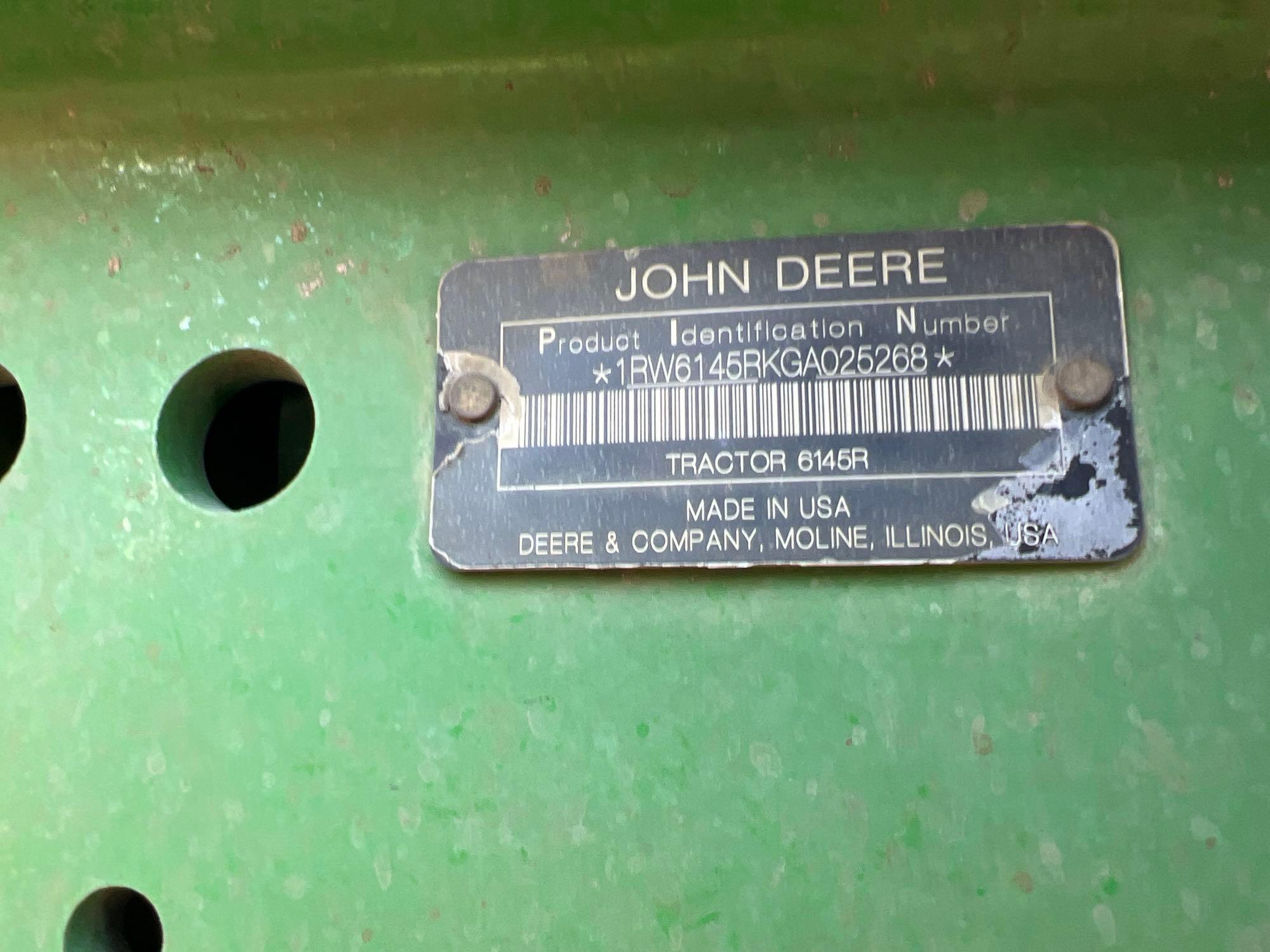 JOHN DEERE 6145R TRACTOR