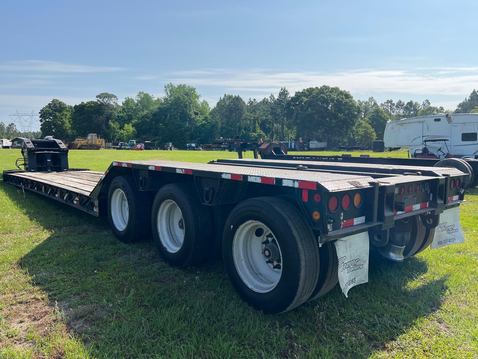 2016 EAGER BEAVER 55GSL TRI- AXLE DETACH TRAILER