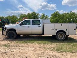 2014 CHEVROLET 3500HD CREW CAB SERVICE TRUCK