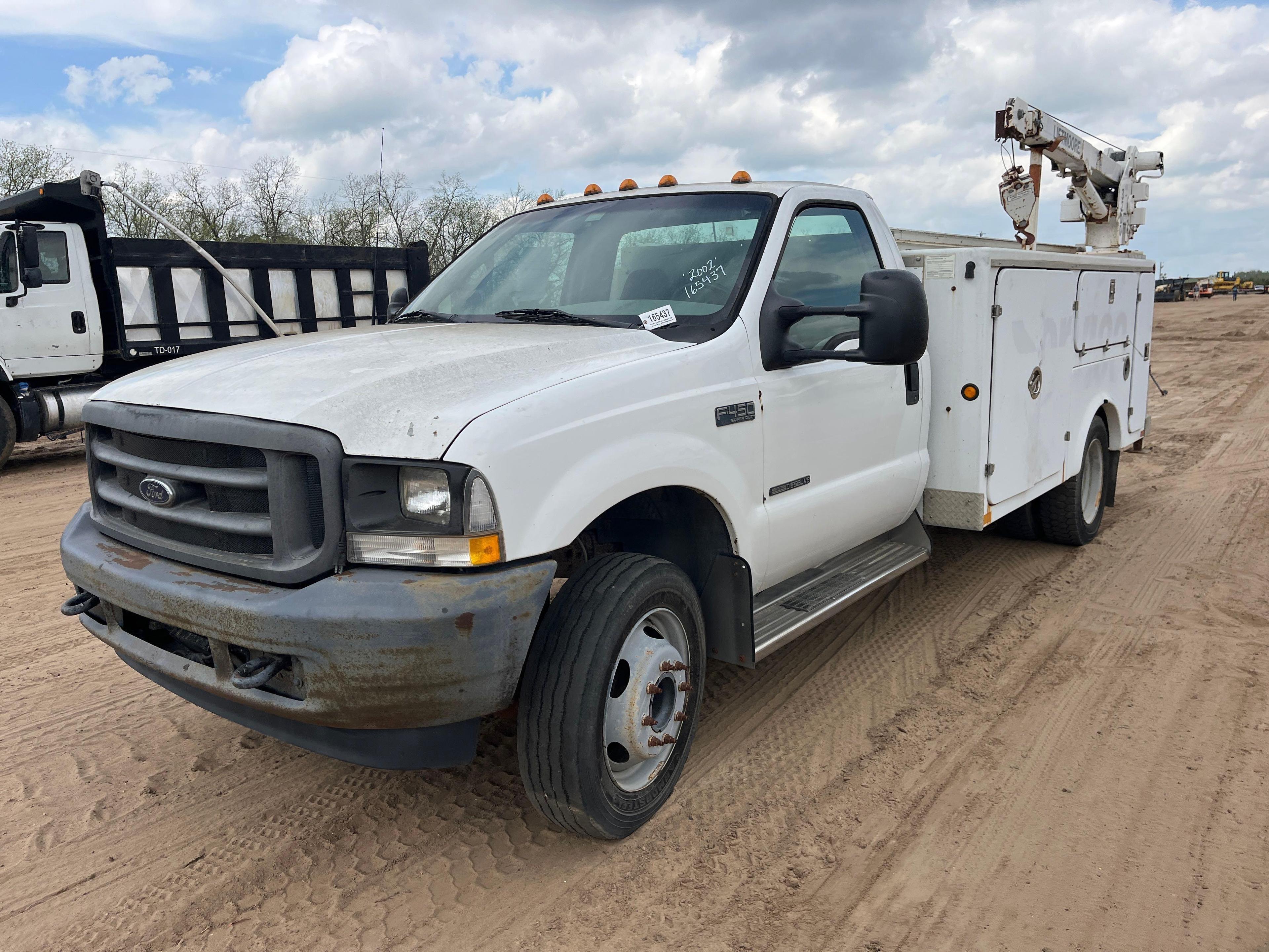 2002 FORD F-450 XL SUPER DUTY SERVICE TRUCK