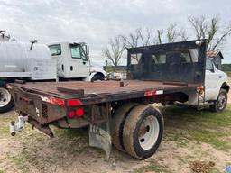 2001 FORD F-550 XL SUPER DUTY S/A FLATBED TRUCK