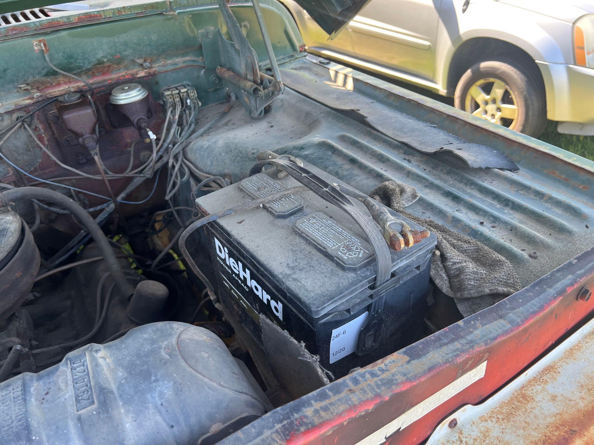 (INOP) 1973 DODGE S/A FARM TRUCK