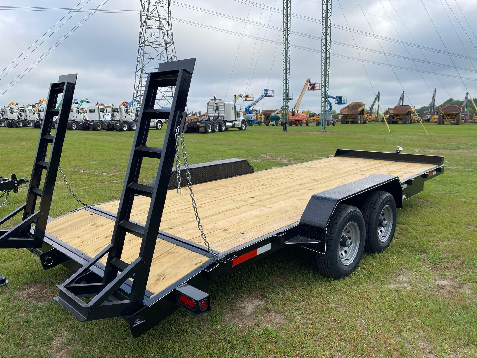 2024 CLAY 82" X 20' DBL AXLE TRAILER