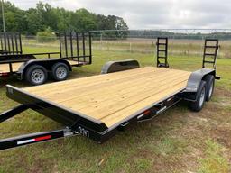 2024 CLAY 82" X 18' DBL AXLE TRAILER