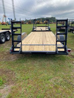 2024 CLAY 82" X 18' DBL AXLE TRAILER