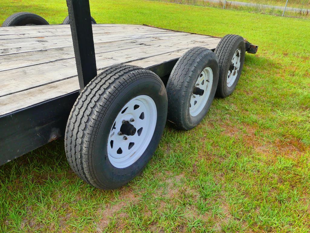 82" X 18' TRI-AXLE TRAILER