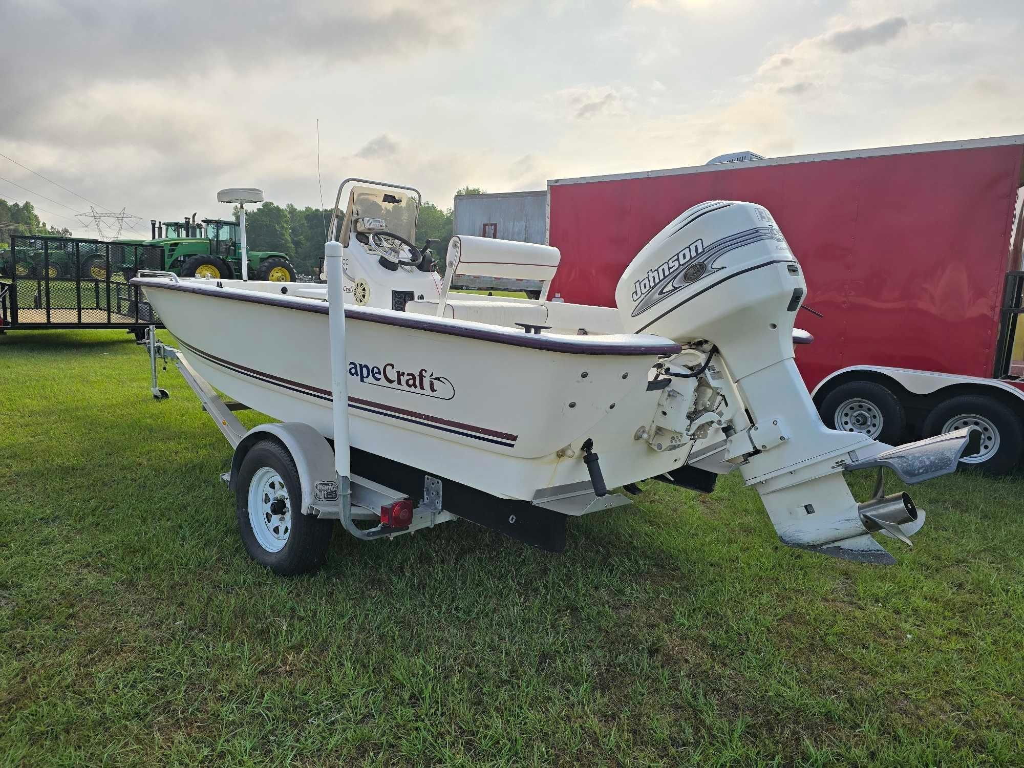 2001 CAPE CRAFT 19' BOAT