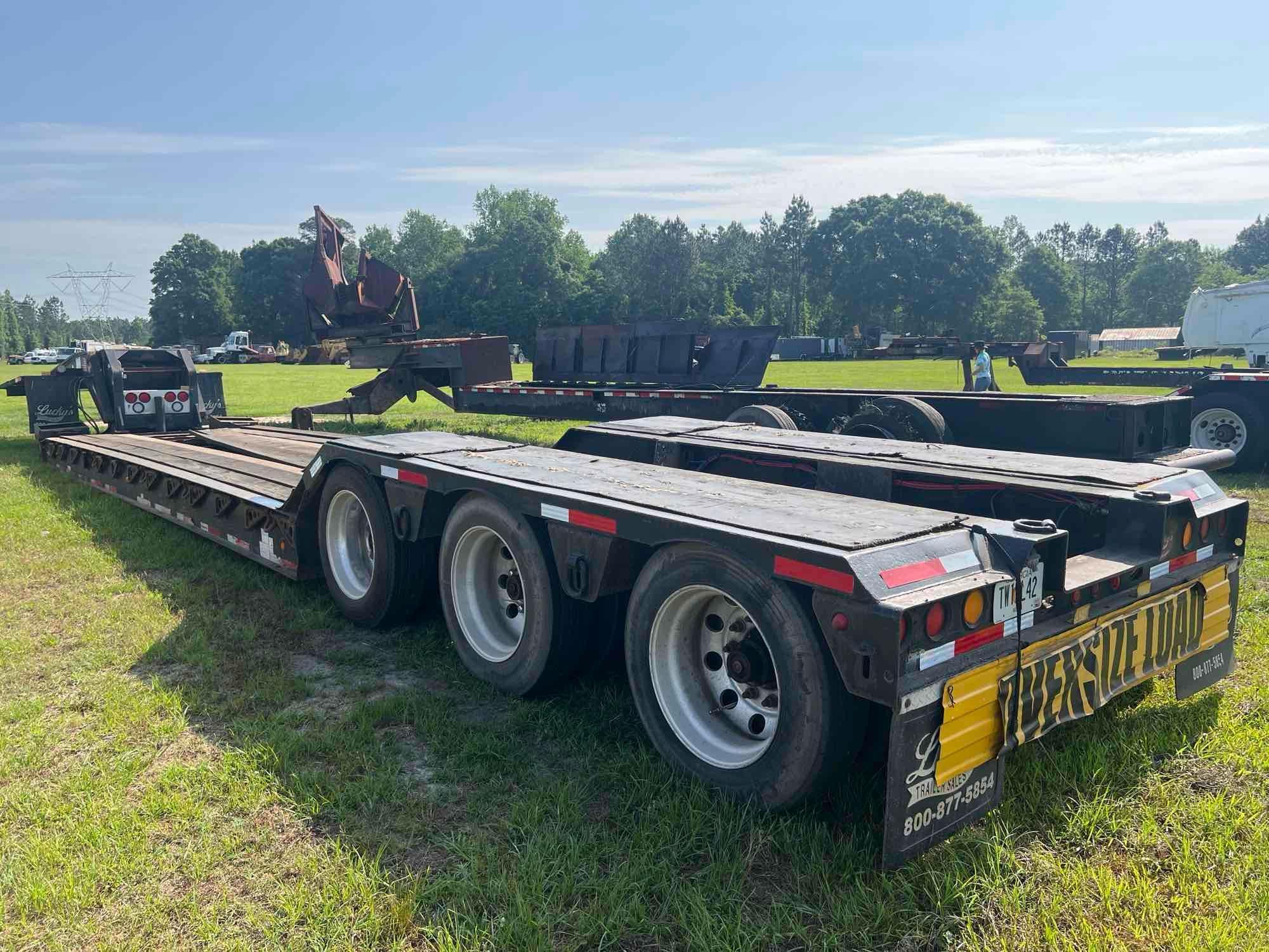 2013 TALBERT 50 TON TRI-AXLE DETACH TRL