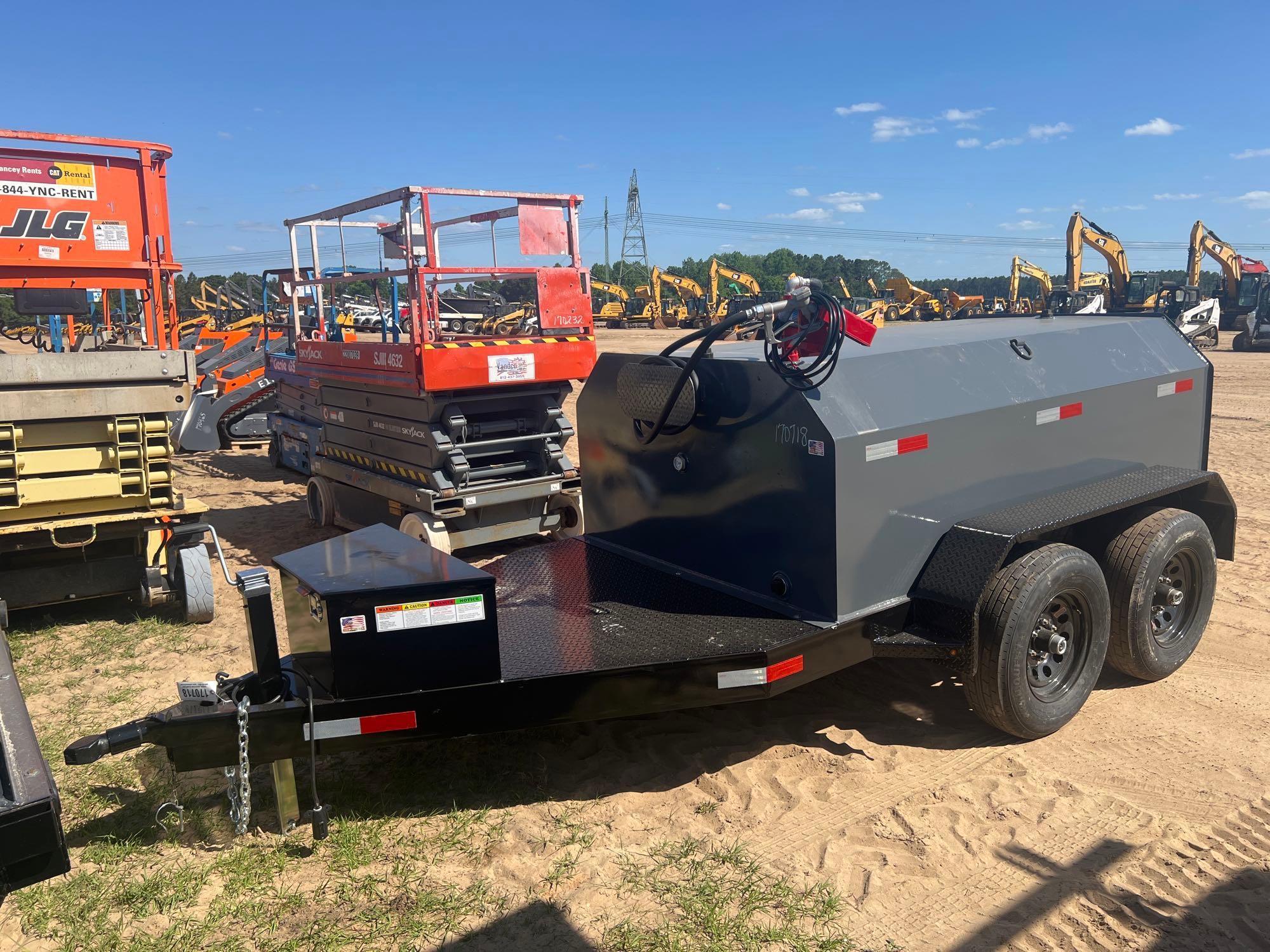 UNUSED 750 GALLON TRAILER MTD FUEL TANK