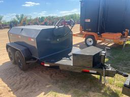 UNUSED 750 GALLON TRAILER MTD FUEL TANK