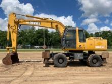 JOHN DEERE 180CW MOBILE EXCAVATOR