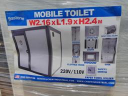 UNUSED BASTONE MOBILE TOILET