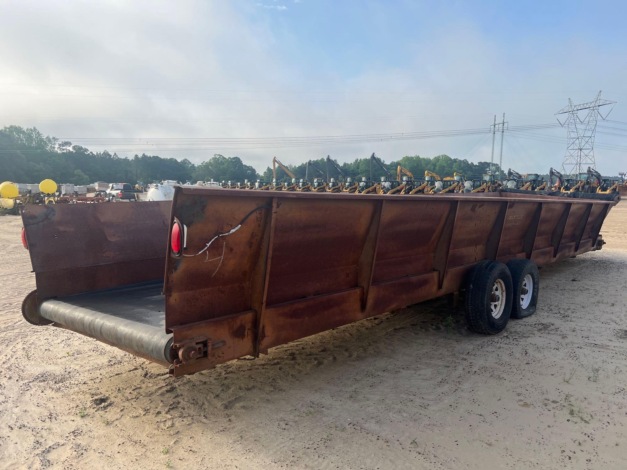 GRANVILLE 32' LIVE BOTTOM LOOSE TOBACCO TRAILER