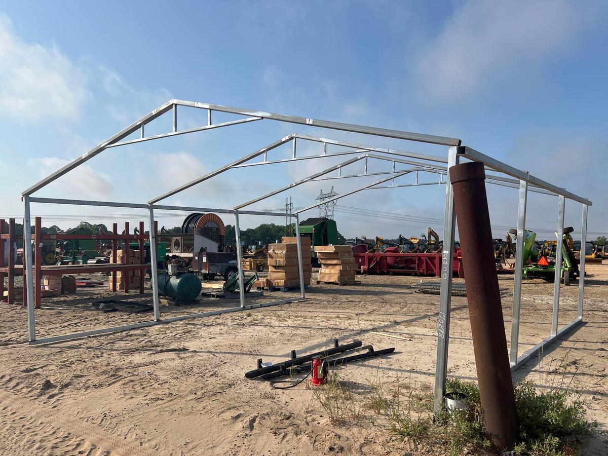 20' X 20' GALVANIZED BUILDING FRAME