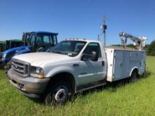 2002 FORD F-450 XL SUPER DUTY SERVICE TRUCK