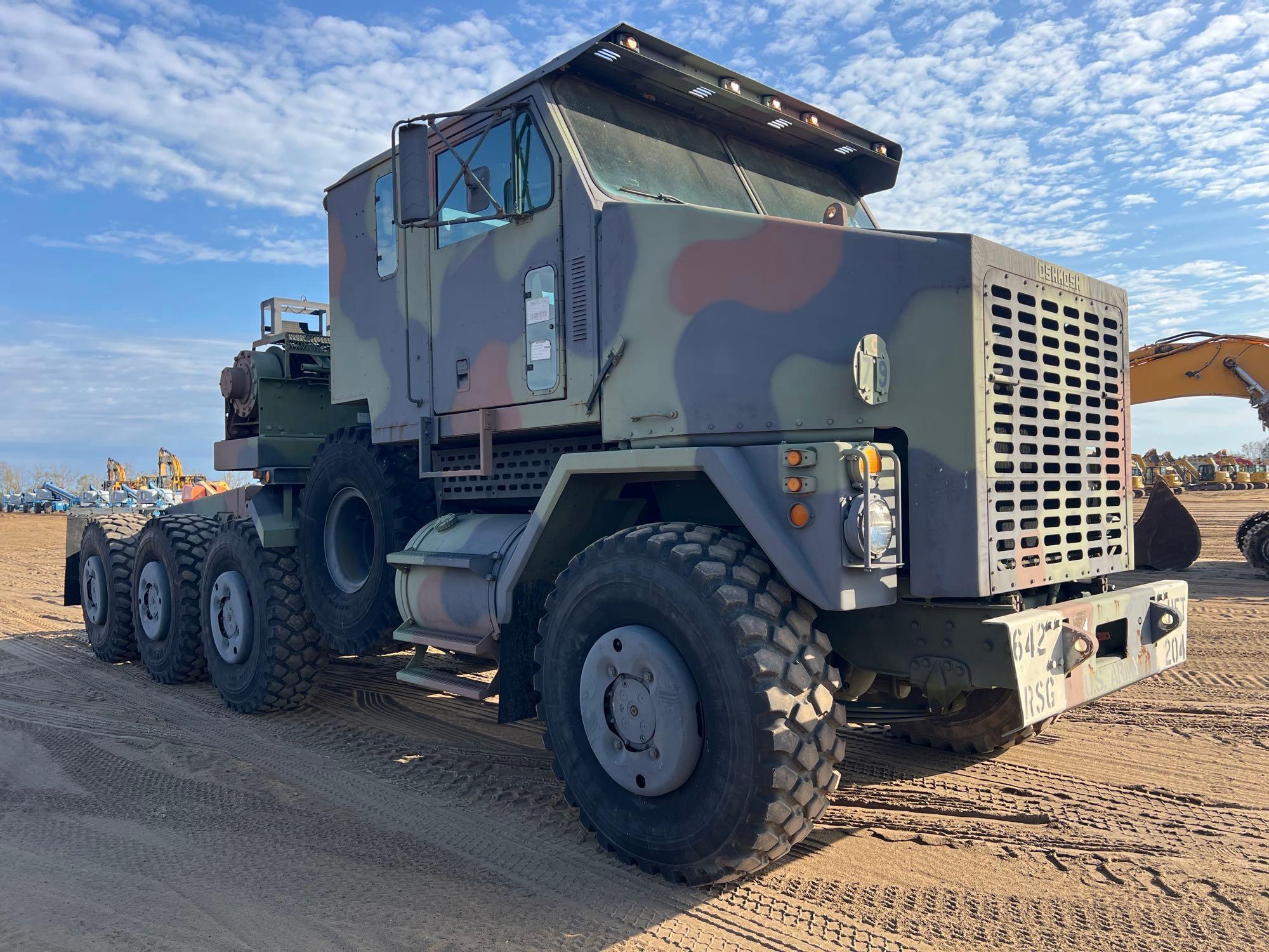 1993 OSHKOSH M1070 MILITARY TANK TRANSPORTER TRK