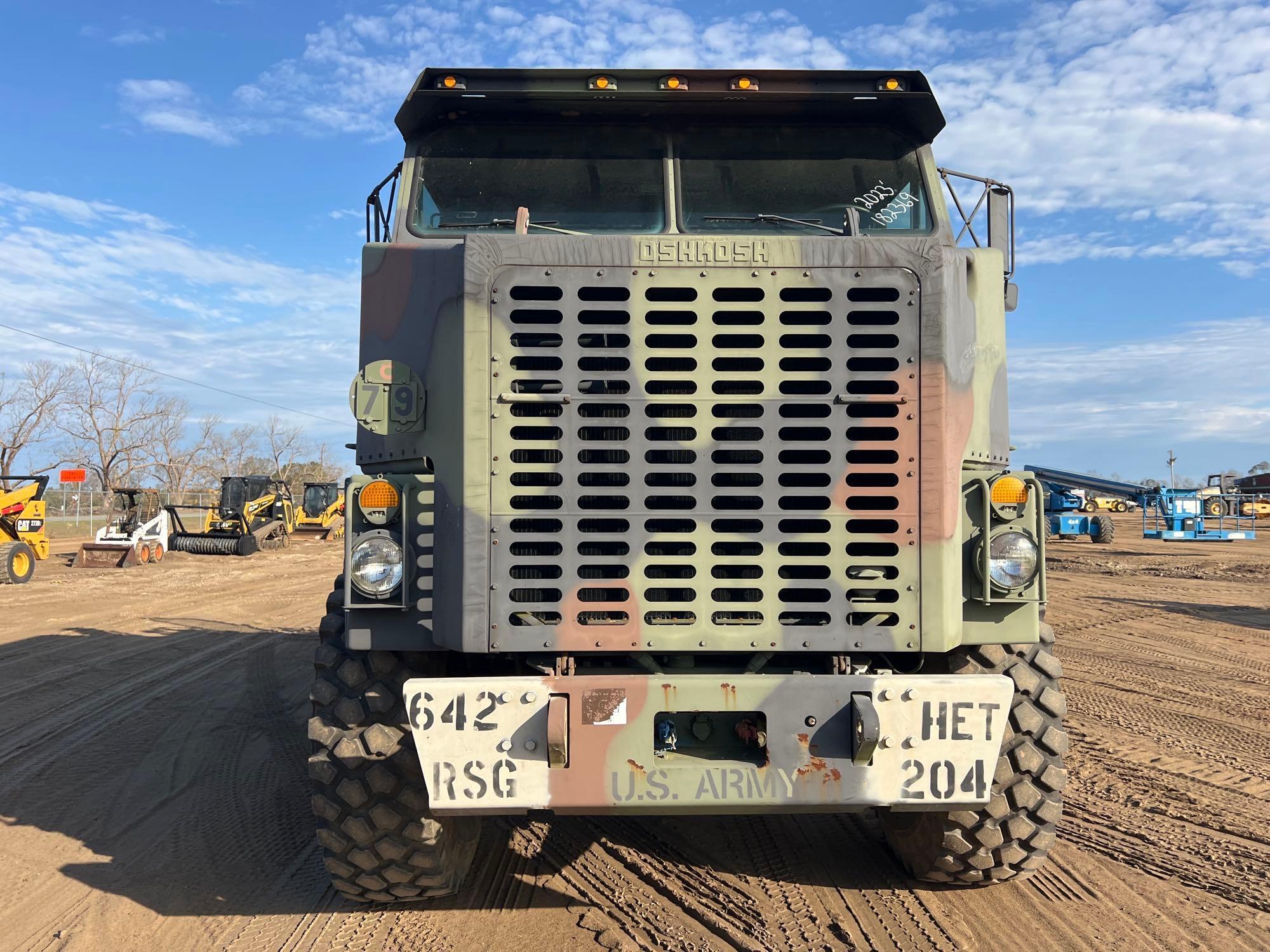1993 OSHKOSH M1070 MILITARY TANK TRANSPORTER TRK