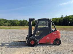 2007 LINDE H35D STRAIGHT MAST FORKLIFT