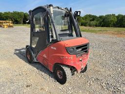 2007 LINDE H35D STRAIGHT MAST FORKLIFT