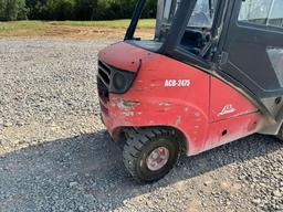 2007 LINDE H35D STRAIGHT MAST FORKLIFT