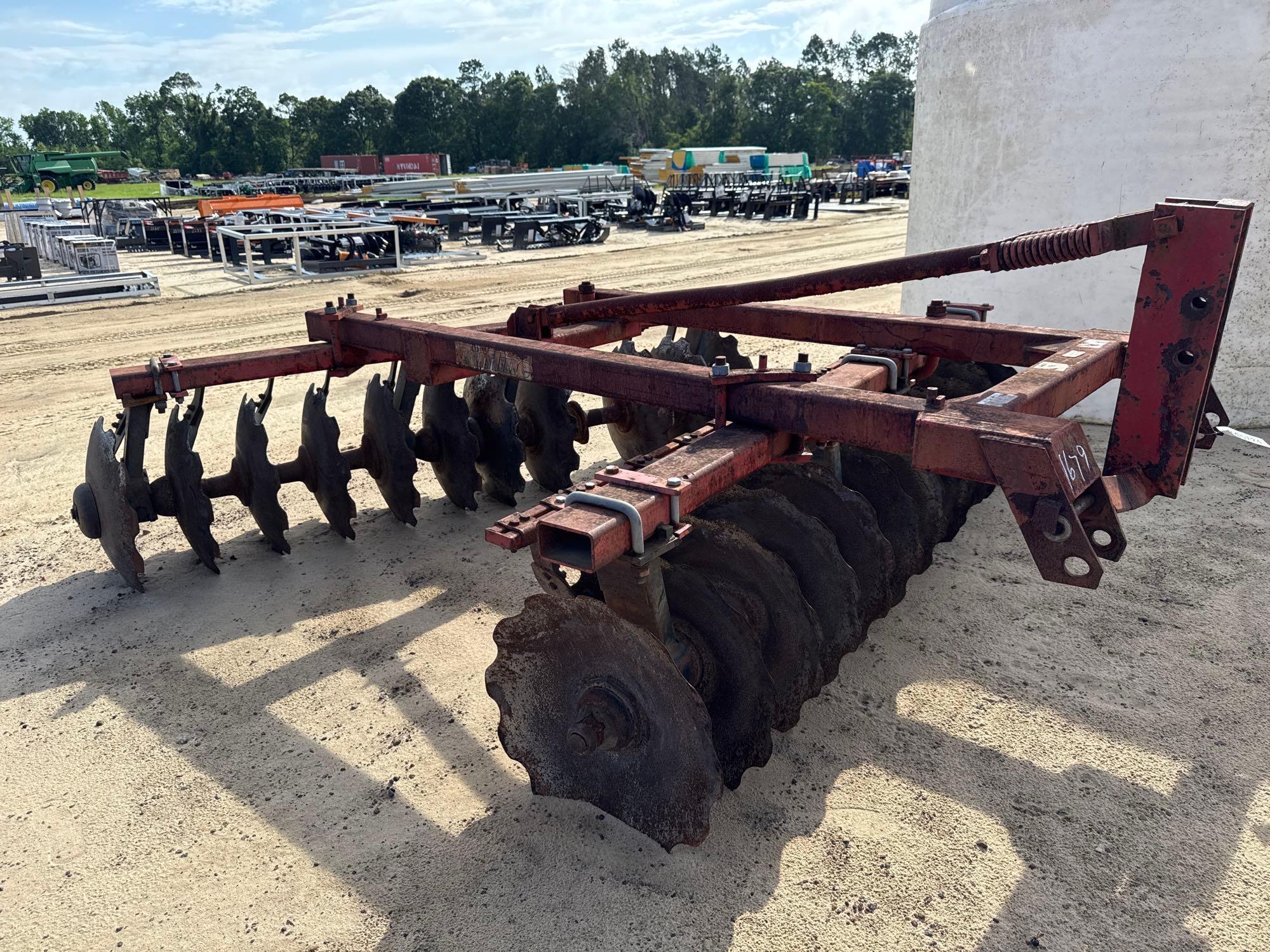 TUFLINE 8' OFFSET DISC HARROW, 3PT