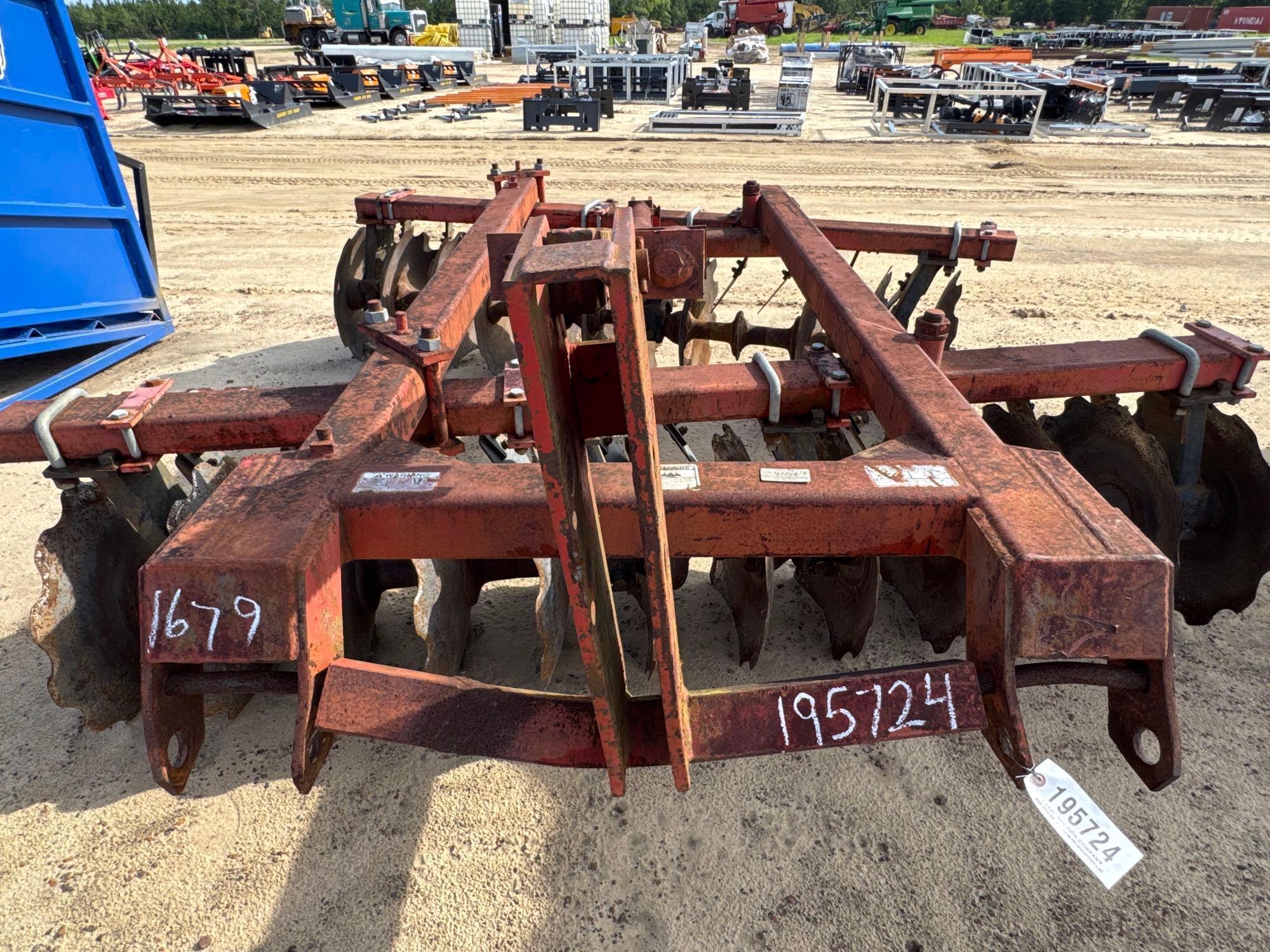 TUFLINE 8' OFFSET DISC HARROW, 3PT