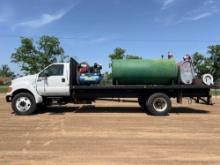 2000 FORD F-650 SUPER DUTY FLATBED FUEL TRK