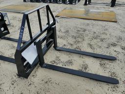 UNUSED AGT QUICK ATTACH MAST W/ 48" FORKS