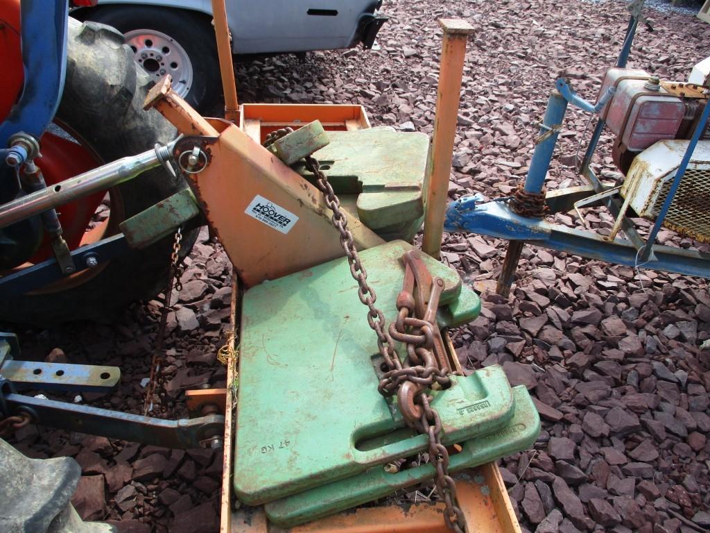 Kioti Aerator w/Weights 72"