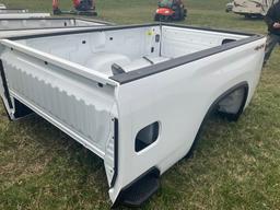 White Chevy Silverdo Truck Bed 8Ft