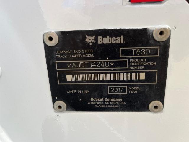 2017 Bobcat T630 Compact Track Loader