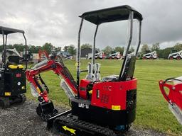 New Lanty LAT13 Mini Excavator (Red)