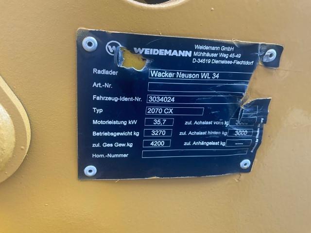 Wacker Neuson WL34 Wheel Loader