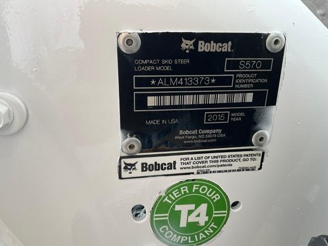 2015 Bobcat S570 Skid Steer