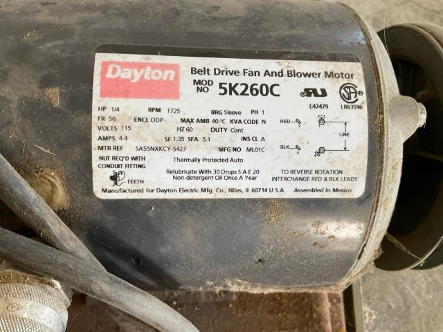 Dayton Belt Driven Fan/ Blower Motor