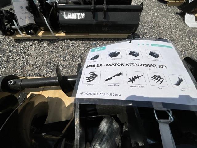 New Lanty Mini- Excavator Attachment Set