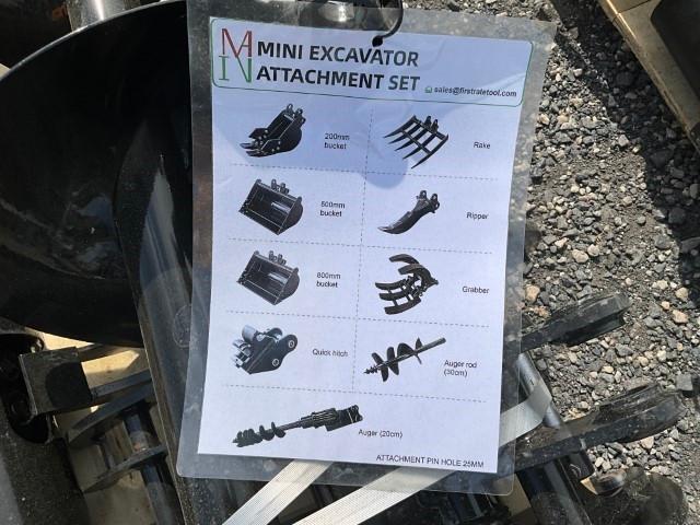 New MIVA Mini-Excavator 9 Pcs Sets