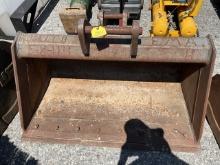 Used 4ft. Smooth Bucket for Excavator