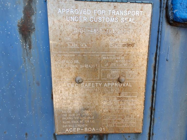 Used 40ft Storage Container (KEN140)