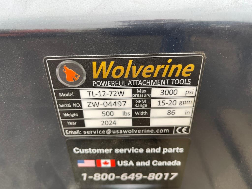 Brand New Wolverine Tiller Attachment (W28E)