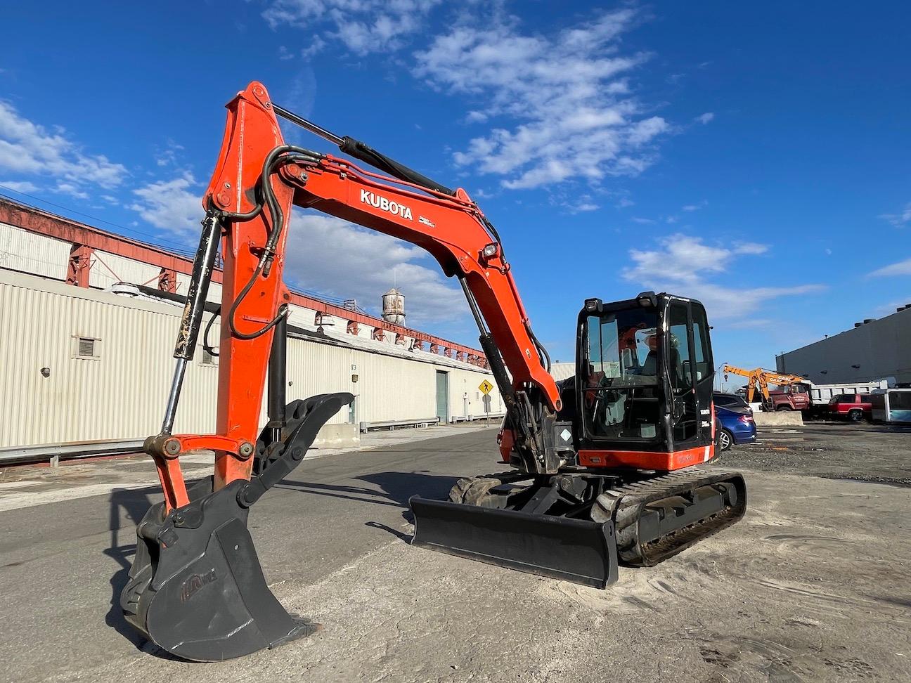 2018 Kubota KX080-4 Excavator with Hydraulic Thumb