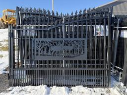 New Metal Farm Driveway Gate